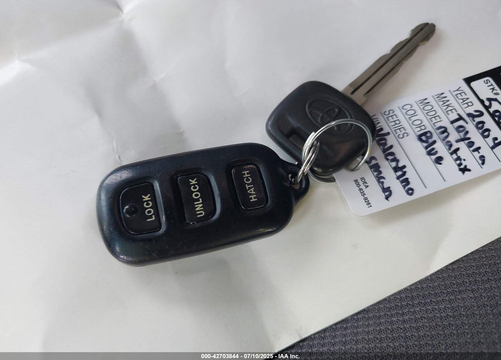2004 TOYOTA MATRIX/XR VIN: 2T1KR32EX4C264329
