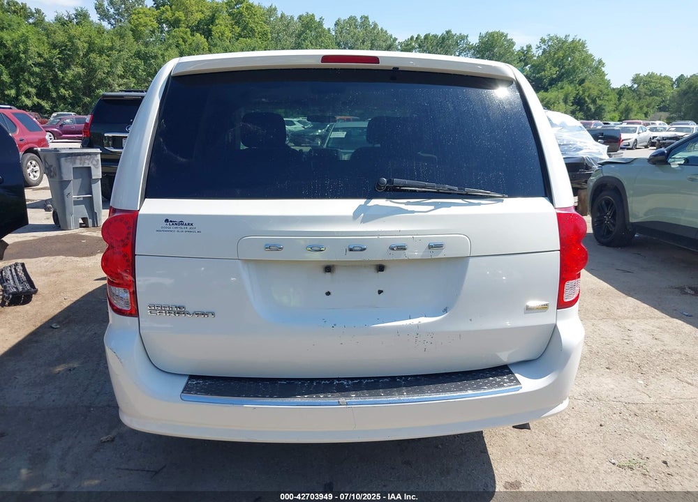 2012 DODGE GRAND CARAVAN SXT VIN: 2C4RDGCG7CR405277