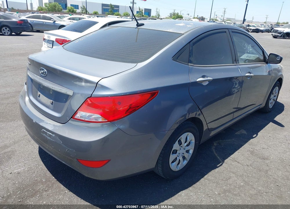 2016 HYUNDAI ACCENT VIN: KMHCT4AE6GU038689
