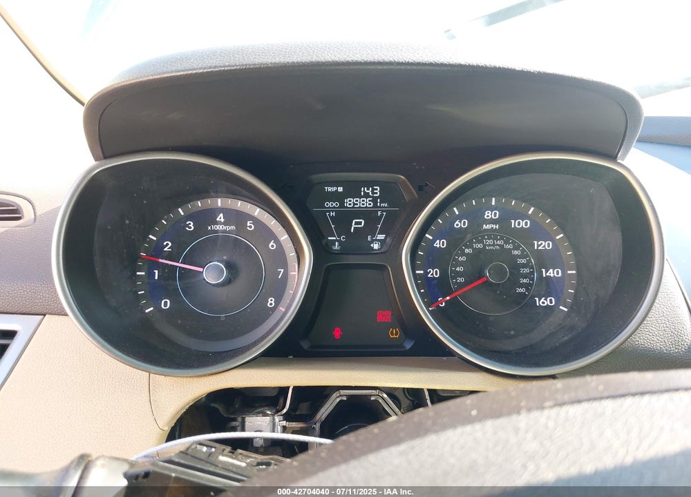 2011 HYUNDAI ELANTRA VIN: 5NPDH4AE3BH012760