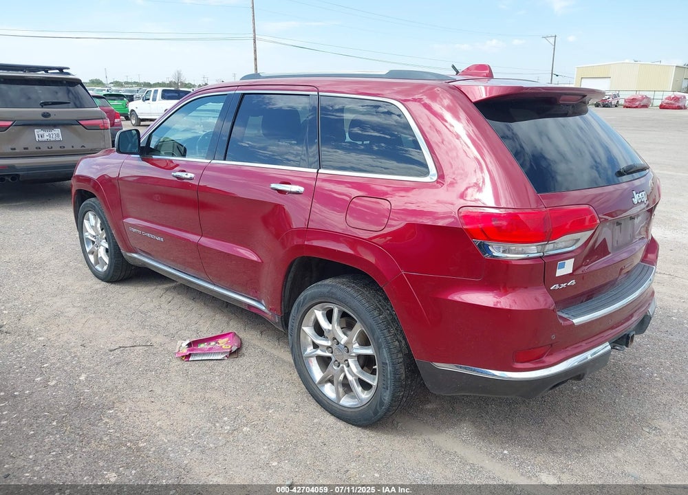 2014 CHEROKEE JEEP GRAND  SUMMIT VIN: 1C4RJFJT4EC423217
