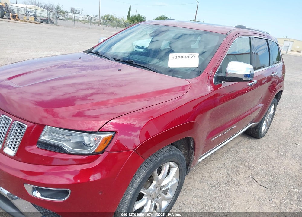 2014 CHEROKEE JEEP GRAND  SUMMIT VIN: 1C4RJFJT4EC423217
