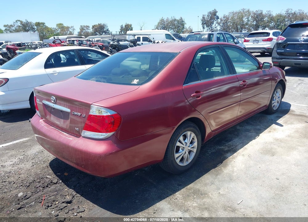 2005 TOYOTA CAMRY LE V6 VIN: 4T1BF32K05U100473