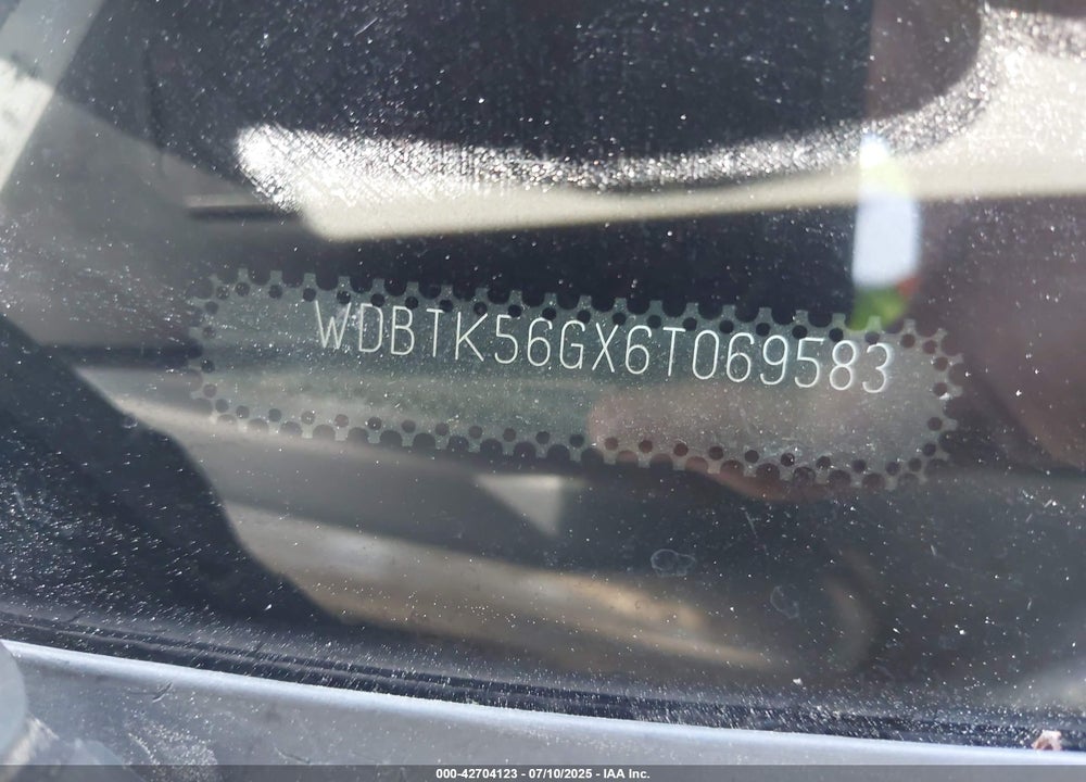 2006 MERCEDES-BENZ CLK 350 VIN: WDBTK56GX6T069583
