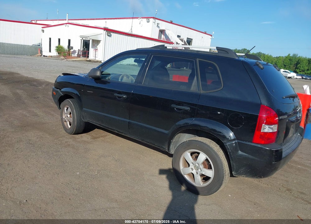 2007 HYUNDAI TUCSON GLS VIN: KM8JM12B77U555152