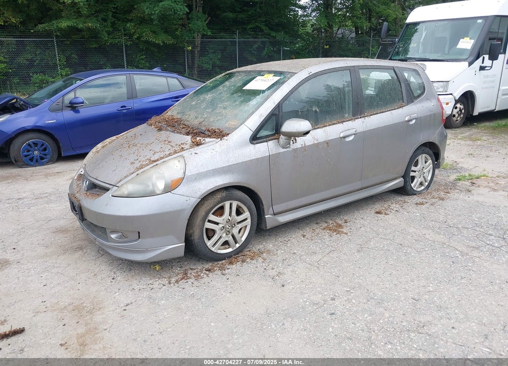 2007 HONDA FIT SPORT VIN: JHMGD38667S023695