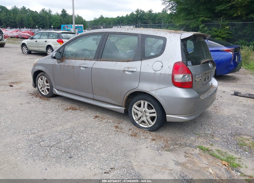 2007 HONDA FIT SPORT VIN: JHMGD38667S023695