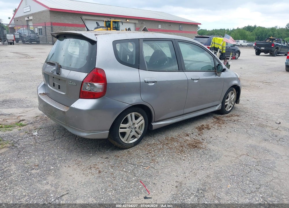 2007 HONDA FIT SPORT VIN: JHMGD38667S023695