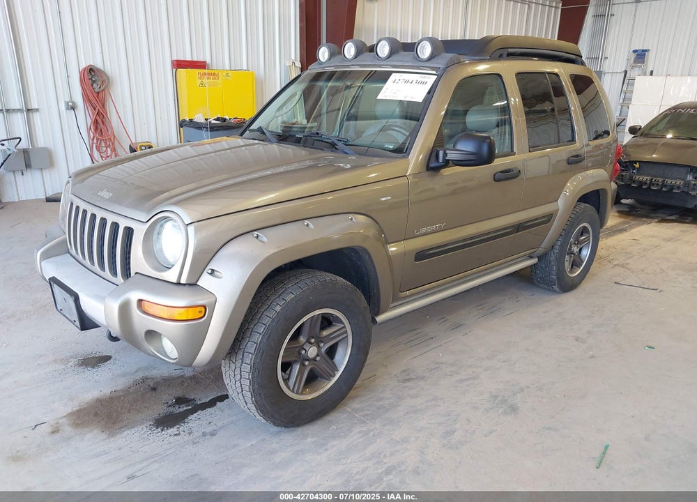 2004 JEEP LIBERTY RENEGADE VIN: 1J4GK38K04W155631