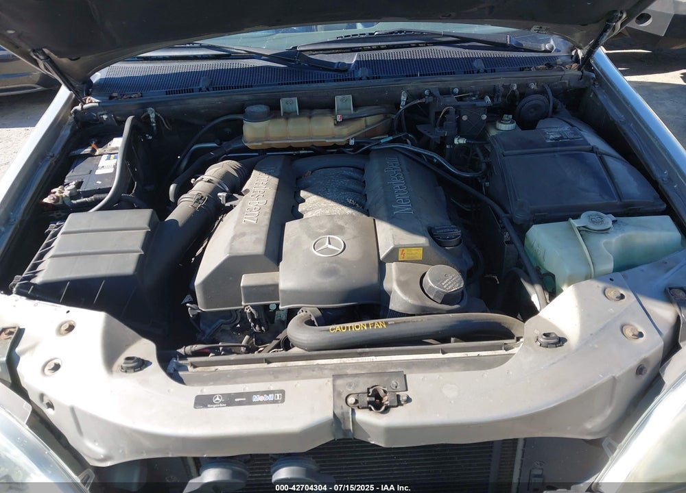 2005 MERCEDES-BENZ ML 500 VIN: 4JGAB75E15A542992