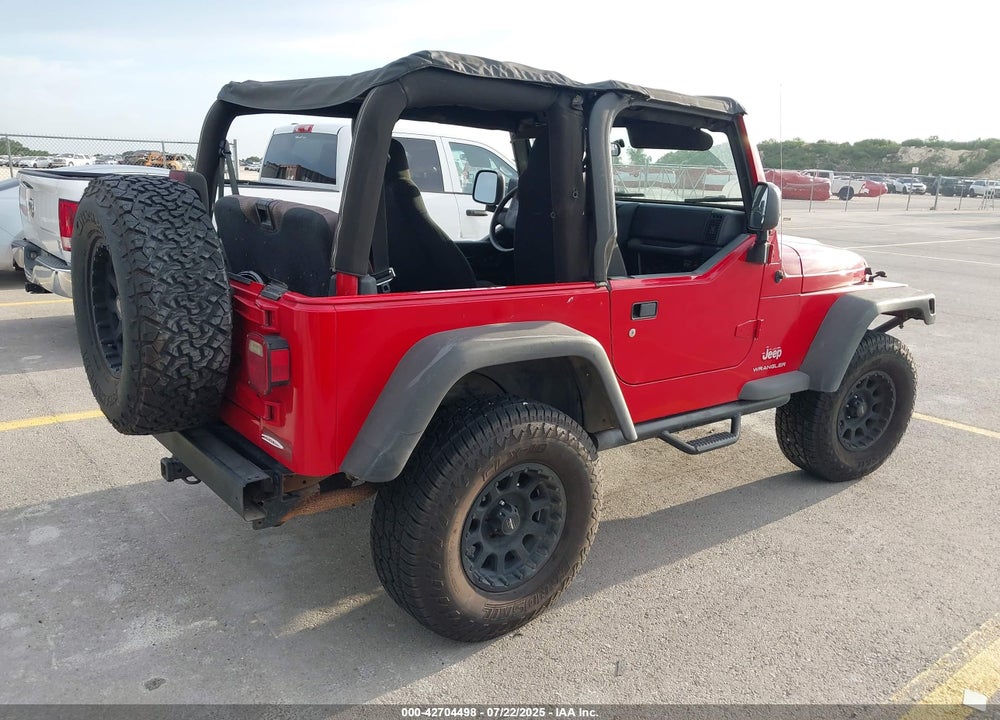 2003 JEEP WRANGLER SE VIN: 1J4FA29113P323655