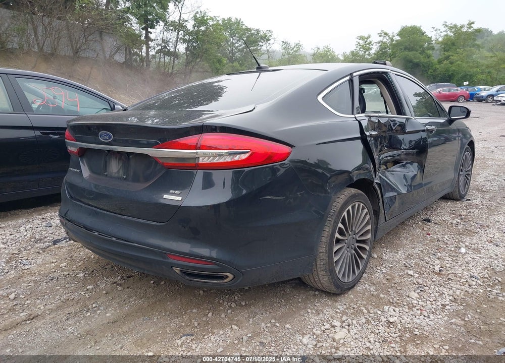 2017 FORD FUSION VIN: 3FA6P0T96HR245550