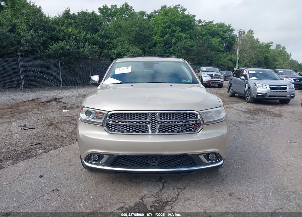 2015 DODGE DURANGO VIN: 1C4SDHET1FC702219