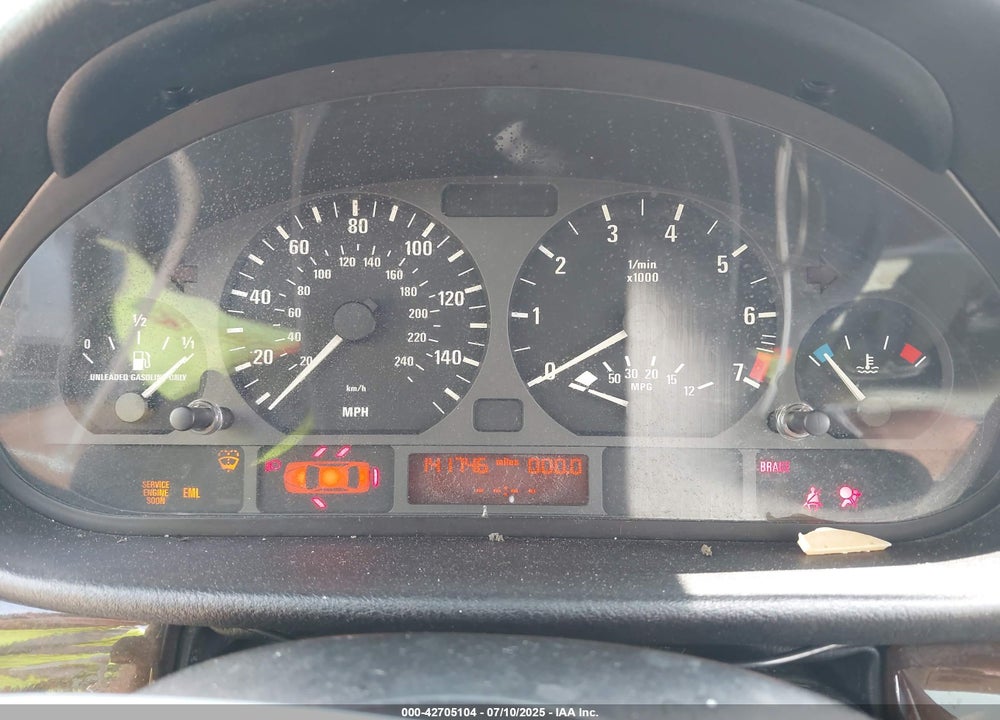 2003 BMW 325I VIN: WBAEV33403KL60723