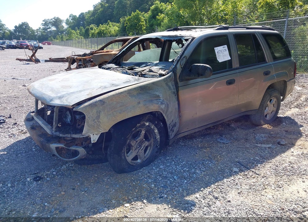 2002 CHEVROLET TRAILBLAZER LS VIN: 1GNDT13S422478402