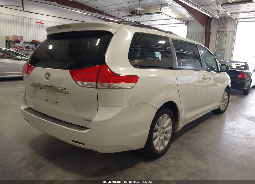 2012 TOYOTA SIENNA LIMITED V6 7 PASSENGER VIN: 5TDYK3DC9CS254505