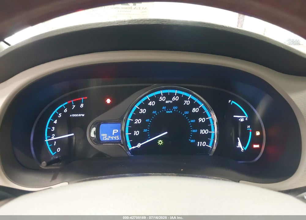 2012 TOYOTA SIENNA LIMITED V6 7 PASSENGER VIN: 5TDYK3DC9CS254505