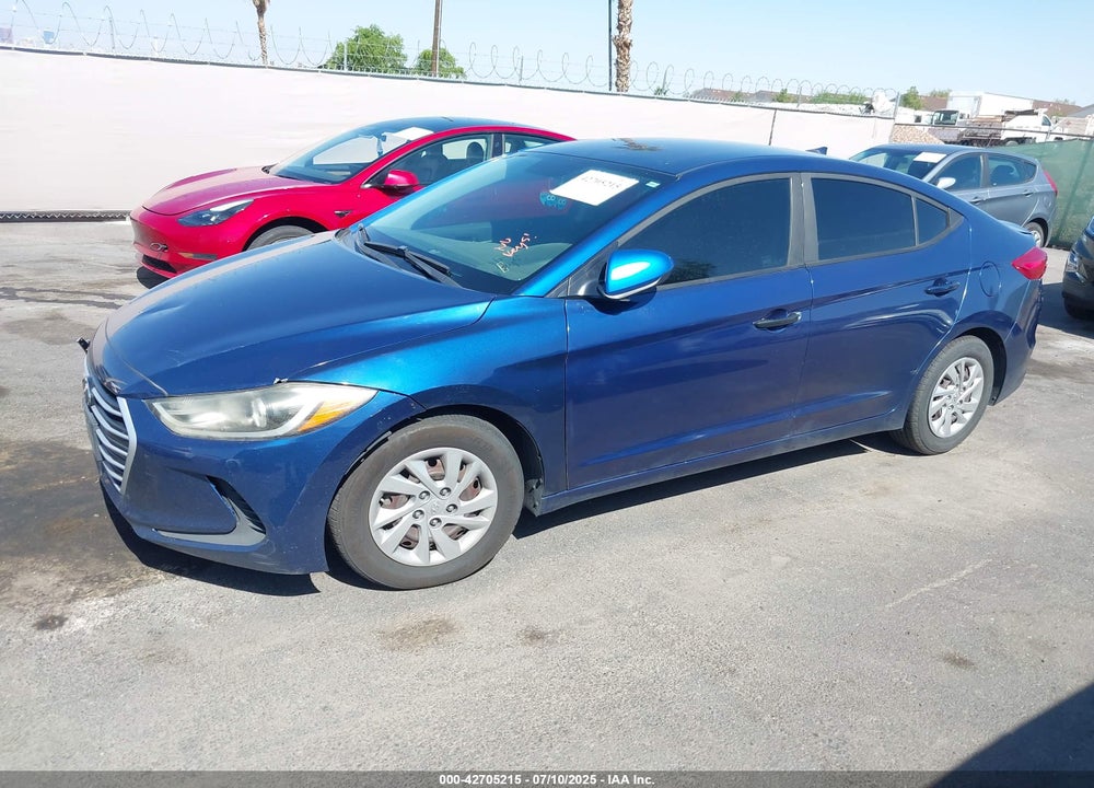 2017 HYUNDAI ELANTRA VIN: 5NPD74LF7HH099760