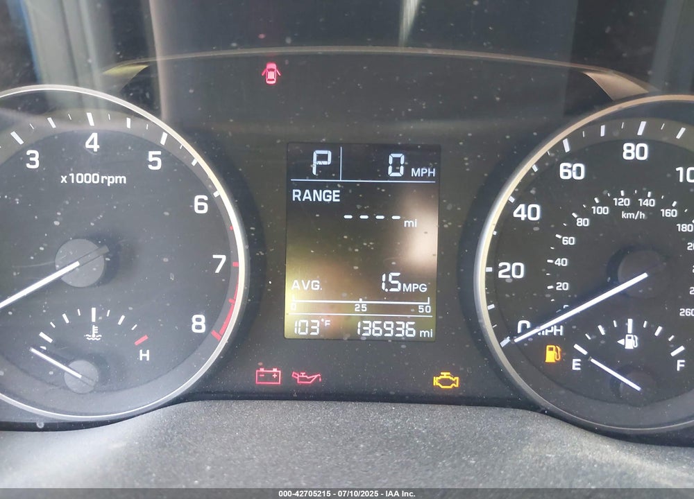 2017 HYUNDAI ELANTRA VIN: 5NPD74LF7HH099760