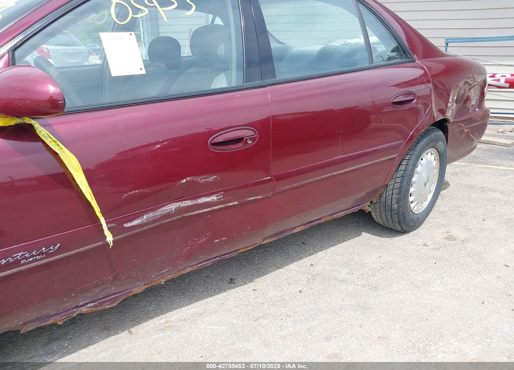 2001 BUICK CENTURY CUSTOM VIN: 2G4WS52J611216718