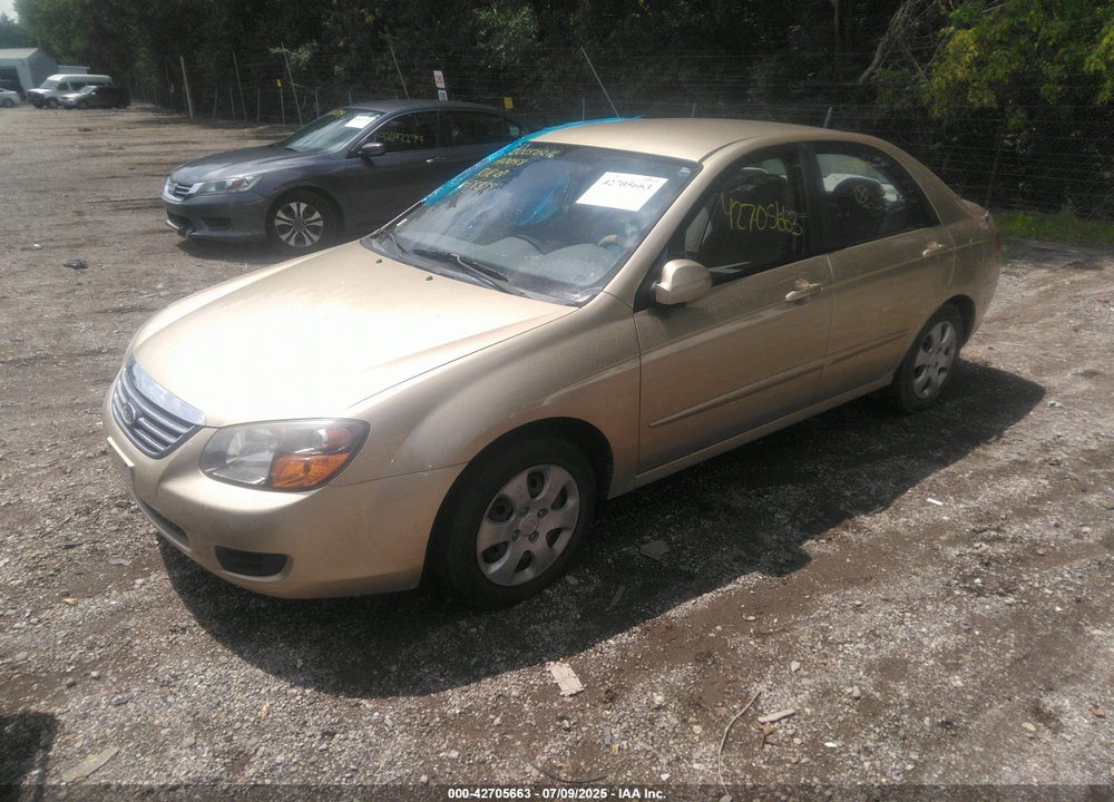 2009 KIA SPECTRA EX VIN: KNAFE221595653899