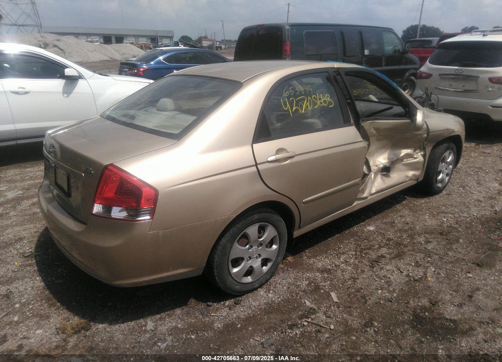2009 KIA SPECTRA EX VIN: KNAFE221595653899
