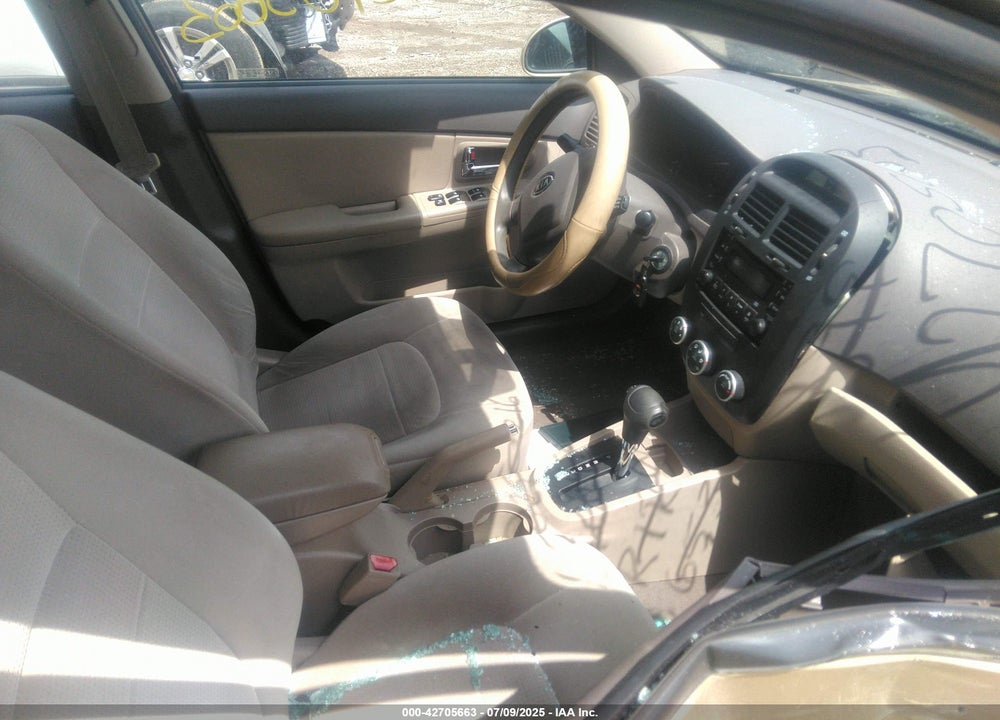 2009 KIA SPECTRA EX VIN: KNAFE221595653899