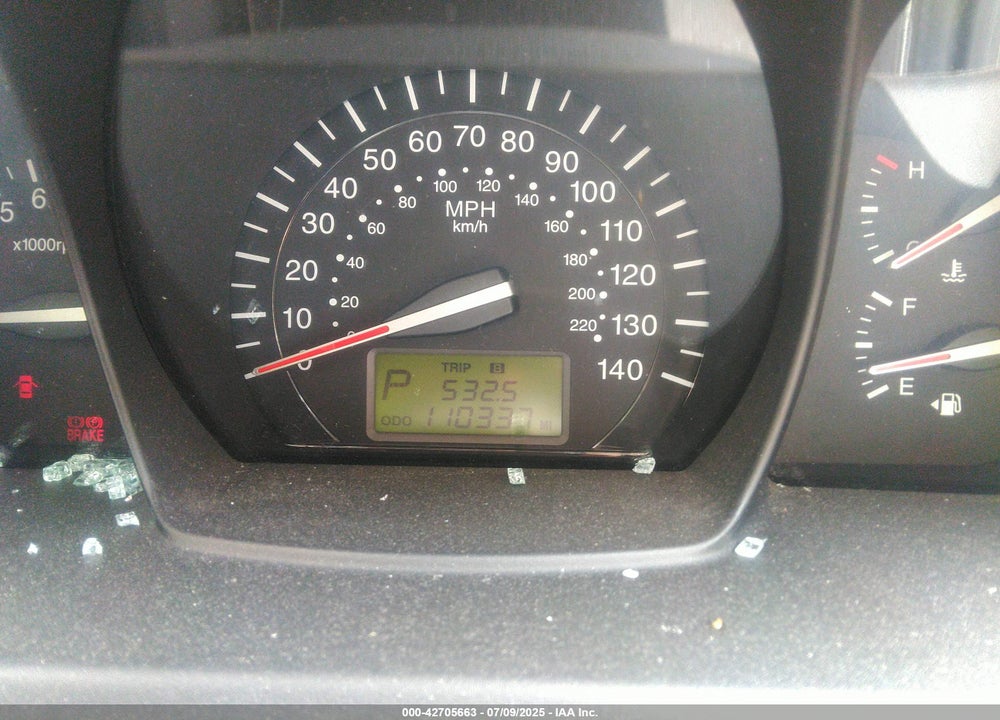 2009 KIA SPECTRA EX VIN: KNAFE221595653899