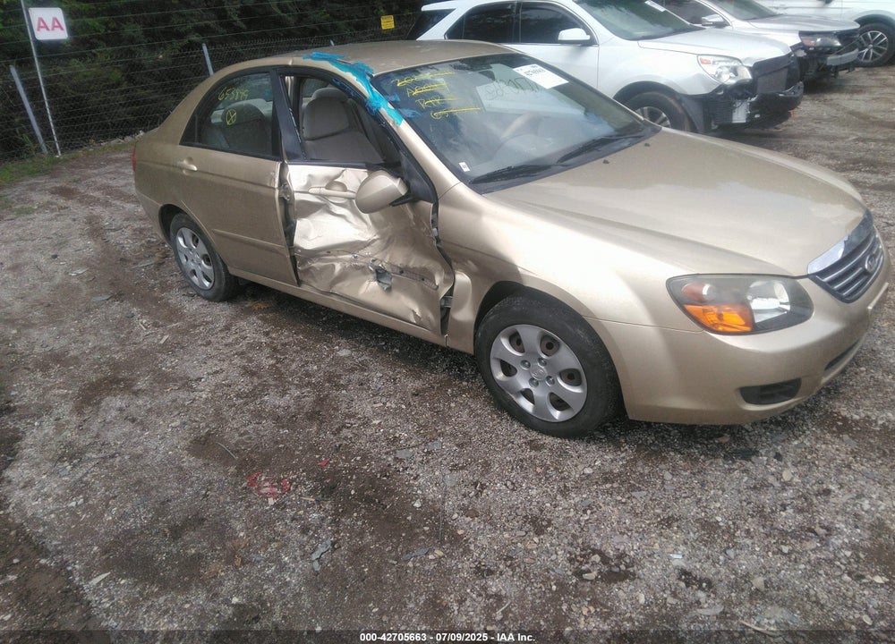 2009 KIA SPECTRA EX VIN: KNAFE221595653899