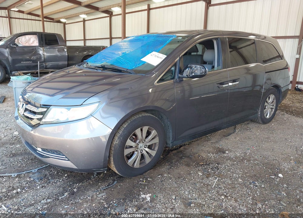 2014 HONDA ODYSSEY EX-L VIN: 5FNRL5H66EB058370