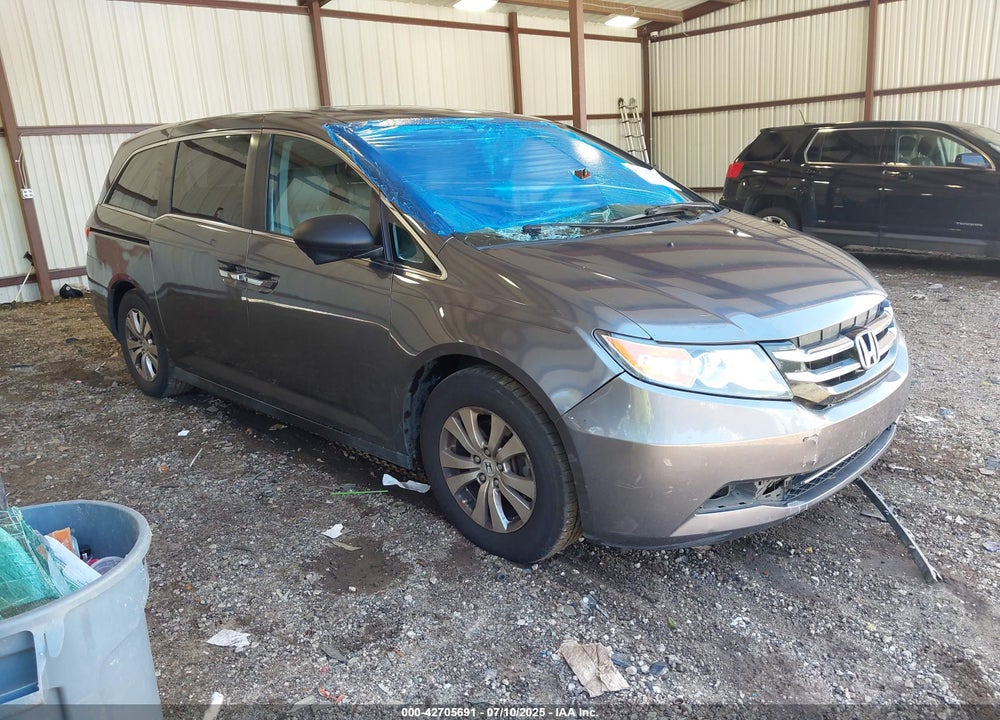 2014 HONDA ODYSSEY EX-L VIN: 5FNRL5H66EB058370