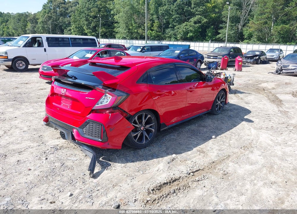 2018 HONDA CIVIC SPORT VIN: SHHFK7G45JU201089