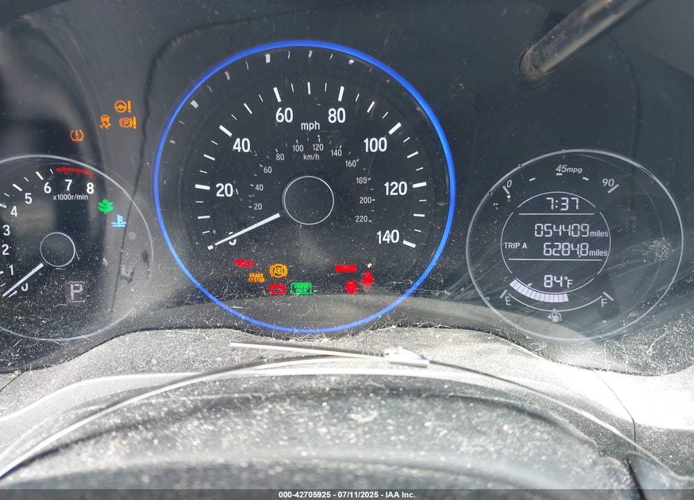 2019 HONDA HR-V VIN: 3CZRU6H32KG703931