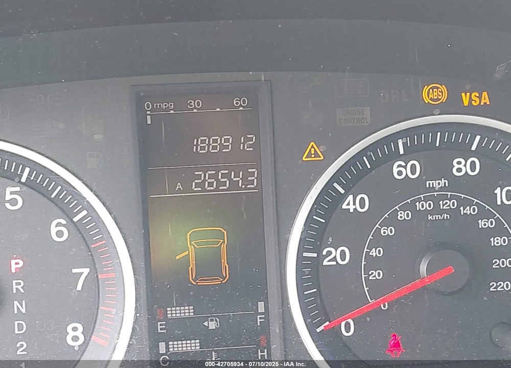 2009 HONDA CR-V VIN: 5J6RE38399L011223