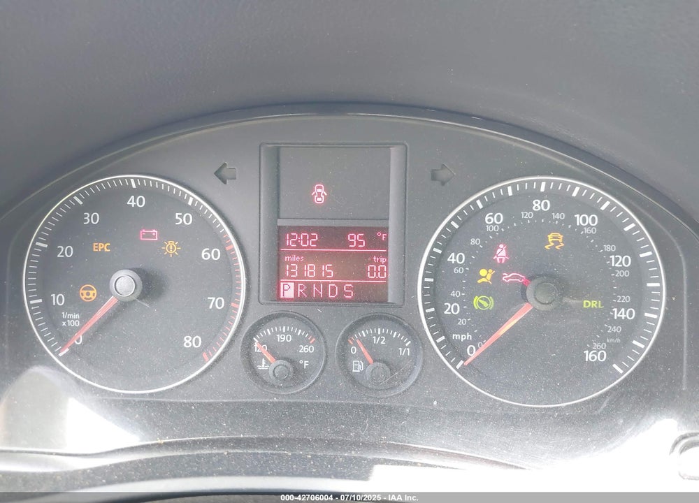 2007 VOLKSWAGEN JETTA WOLFSBURG EDITION VIN: 3VWEF71K07M144617