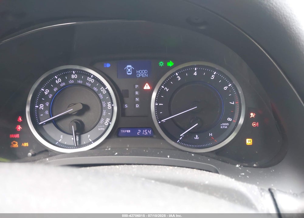2013 LEXUS IS 250 VIN: JTHBF5C24D5192712
