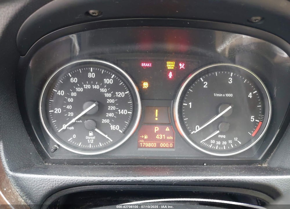 2011 BMW 3 SERIES VIN: WBAPN7C54BF184811