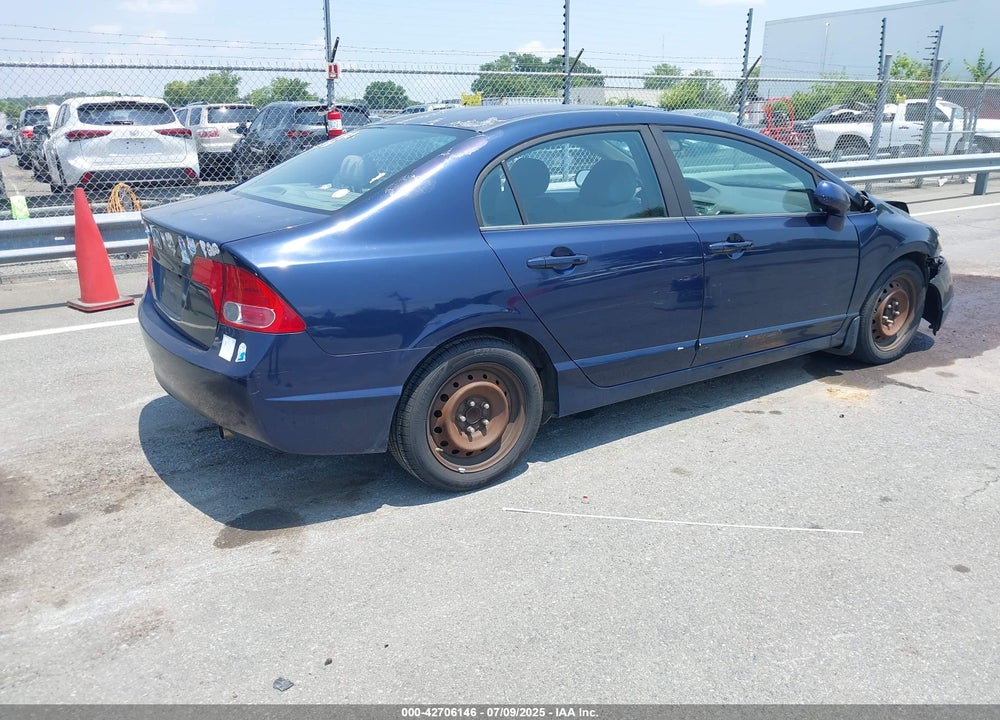 2008 HONDA CIVIC LX VIN: 1HGFA16598L067501