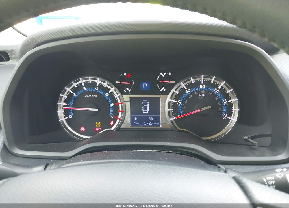 2019 TOYOTA 4RUNNER VIN: JTEBU5JR6K5677627