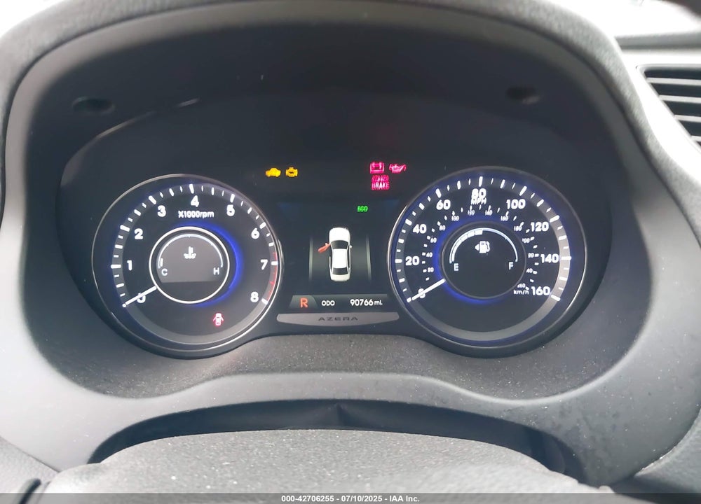 2014 HYUNDAI AZERA VIN: KMHFH4JG3EA388599