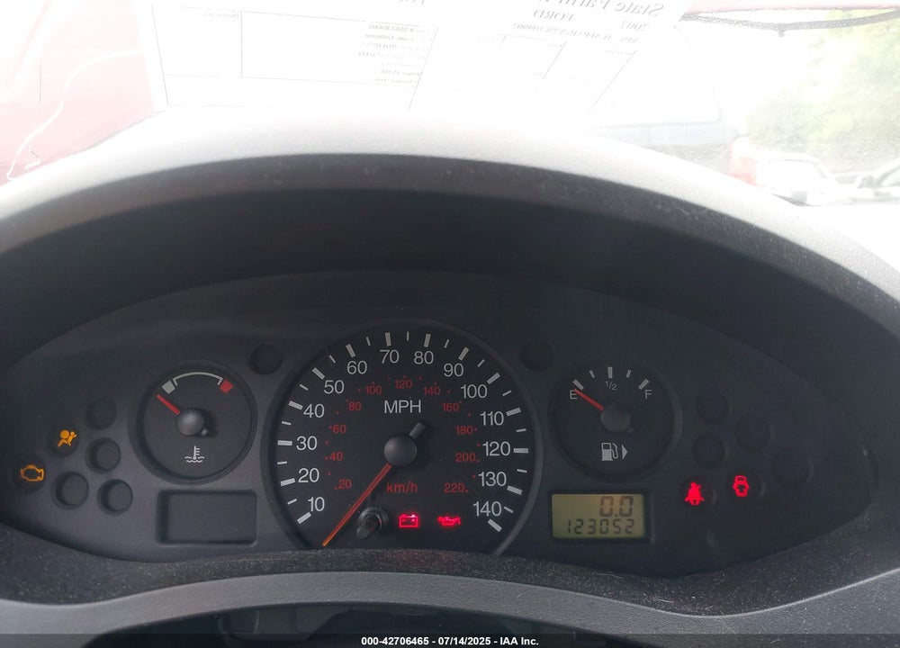 2007 FORD FOCUS VIN: 1FAFP34NX7W109902