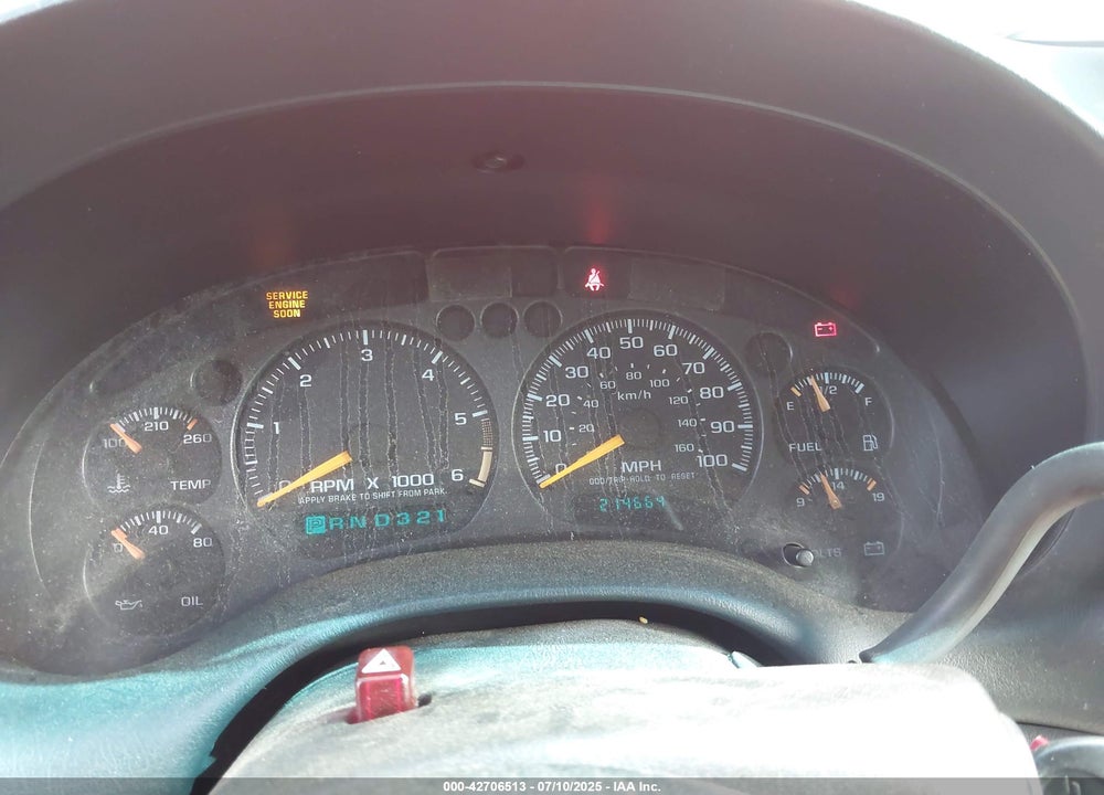 2001 CHEVROLET S-10 LS VIN: 1GCDT13W11K218775