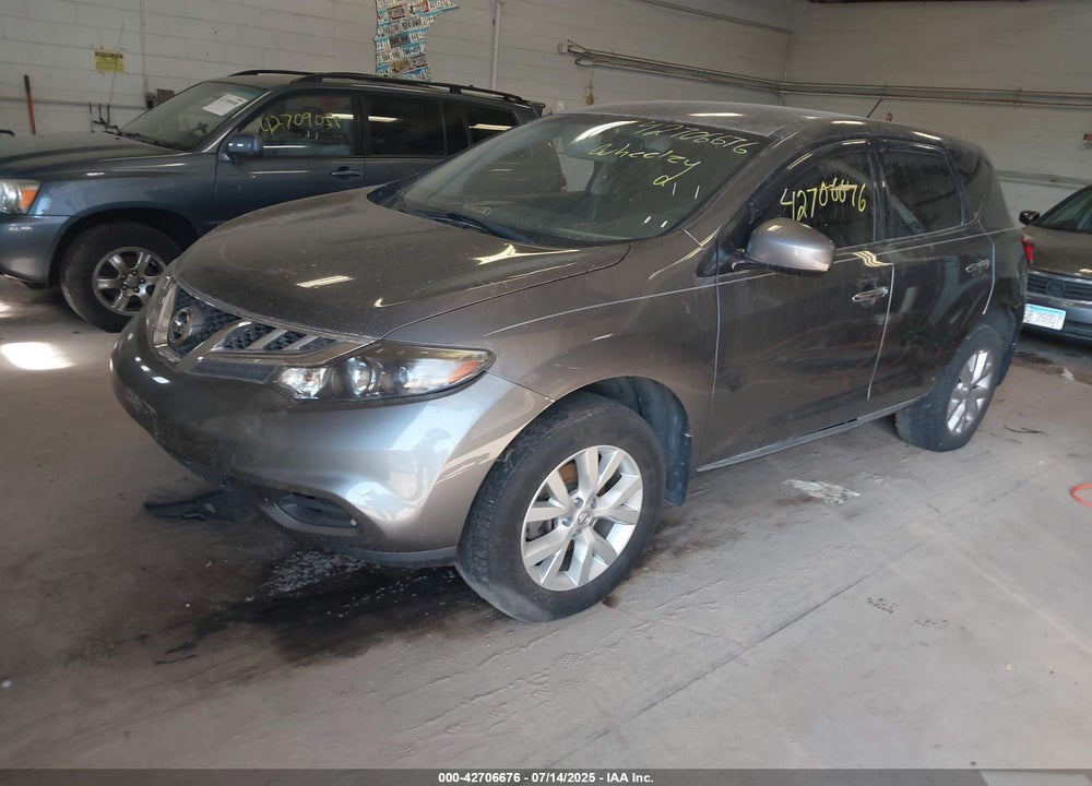 2014 NISSAN MURANO VIN: JN8AZ1MU2EW421319