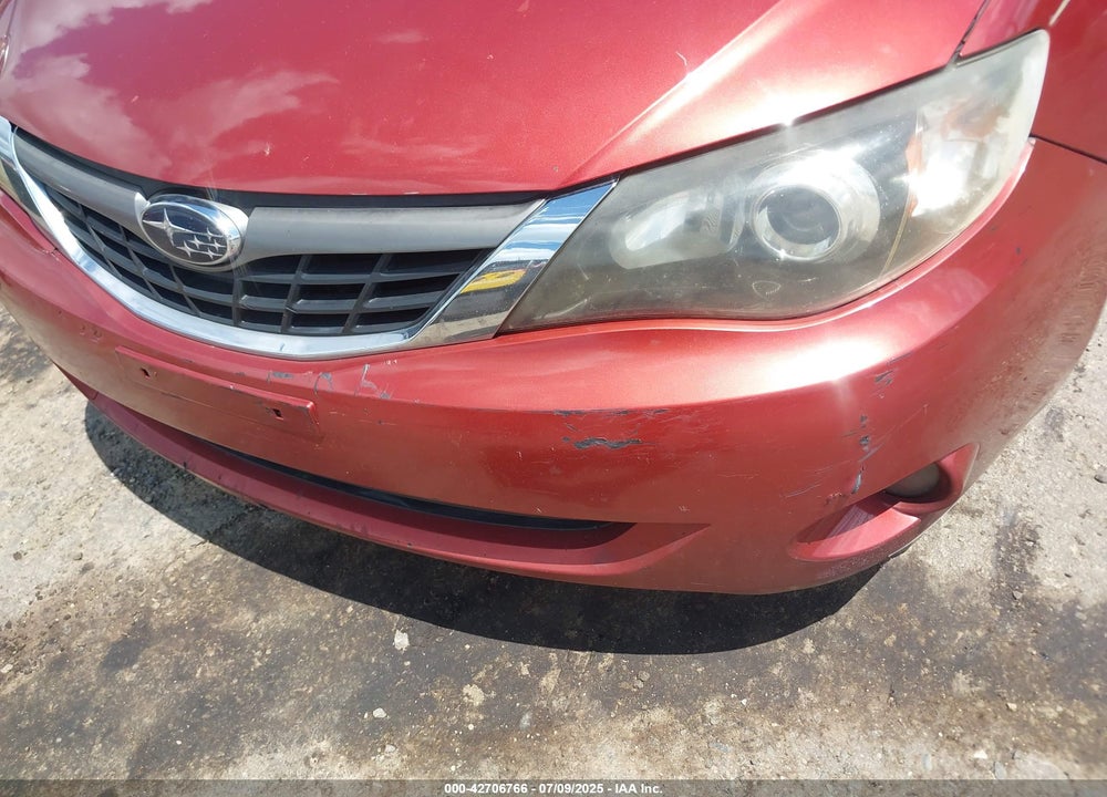 2009 SUBARU IMPREZA VIN: JF1GE60629H520065