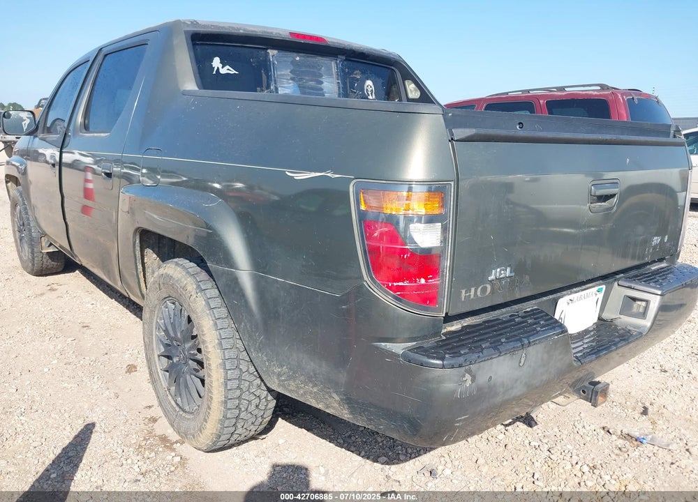 2006 HONDA RIDGELINE RTL VIN: 2HJYK165X6H512922