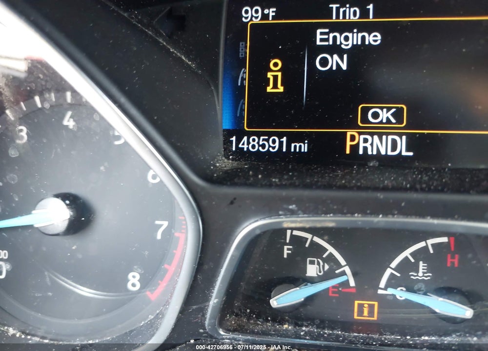 2015 FORD FOCUS VIN: 1FADP3F21FL259942