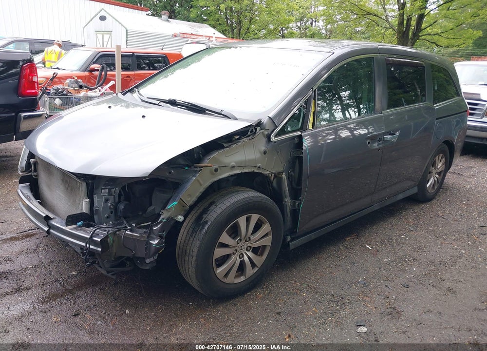 2016 HONDA ODYSSEY EX-L VIN: 5FNRL5H65GB050151