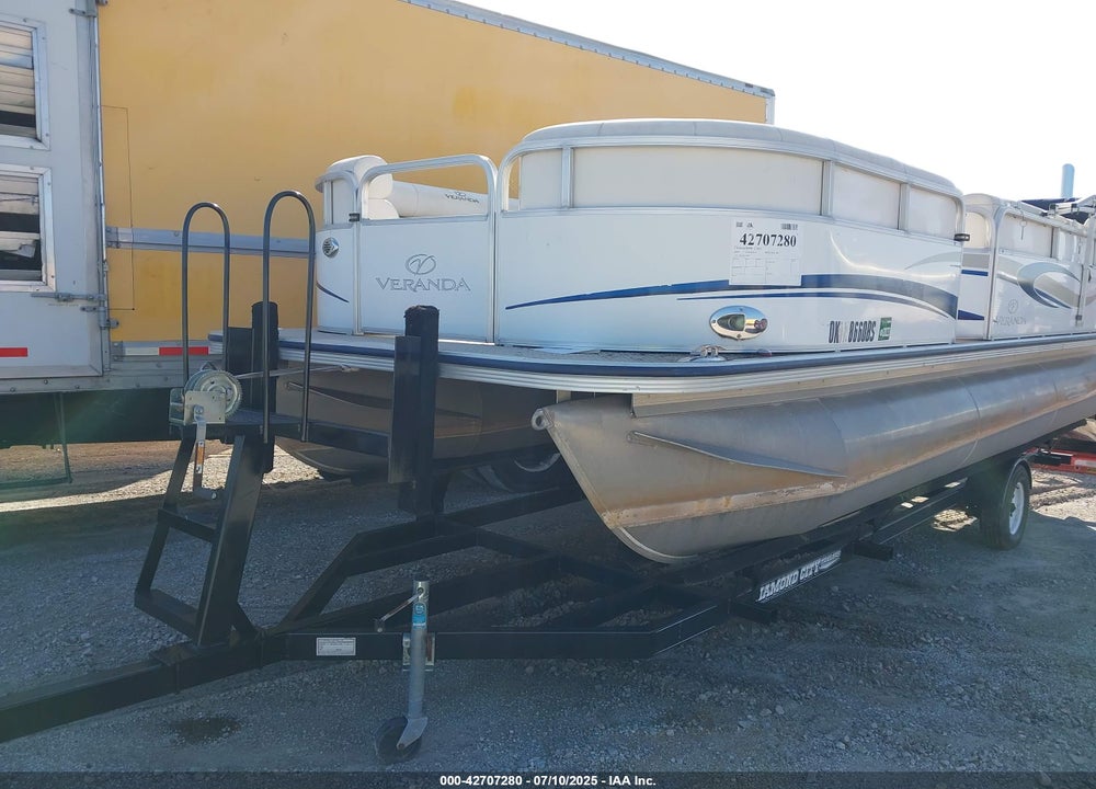 2007 VERANDA PONTOON BOAT VIN: JBC64107J607