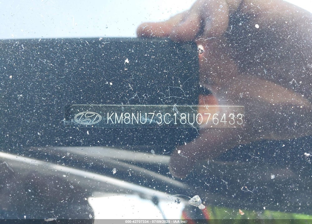2008 HYUNDAI VERACRUZ VIN: KM8NU73C18U076433