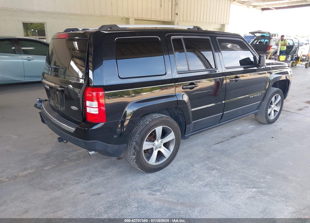 2016 JEEP PATRIOT HIGH ALTITUDE EDITION VIN: 1C4NJRFB4GD725247